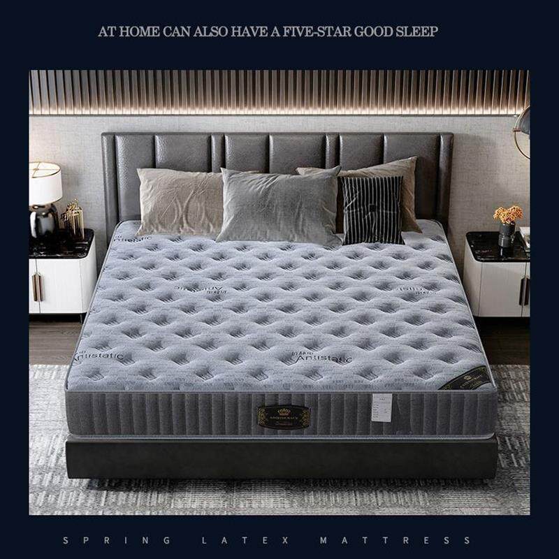 弹簧床垫1.8米双人家用乳胶弹簧垫酒店专用独立袋装20cm厚可*