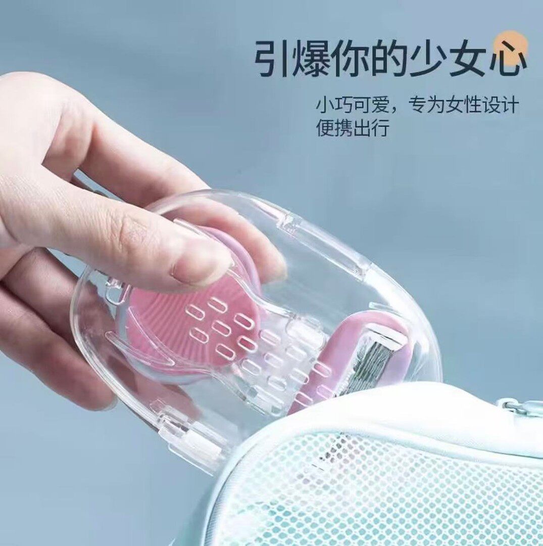 新款大皂头脱毛刀刮毛刀男士女士腋毛私处便携手动剃须刀剃毛神器