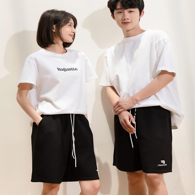 维多利亚2025女休闲裤短裤夏季外穿五分裤高弹休闲风薄高腰宽松棉