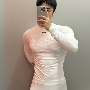 golovejoy速干衣长袖男秋冬季保暖排汗滑雪登山健身紧身衣裤套装