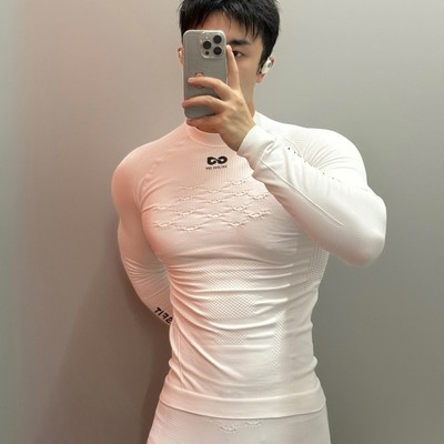 golovejoy速干衣长袖男秋冬季保暖排汗滑雪登山健身紧身衣裤套装