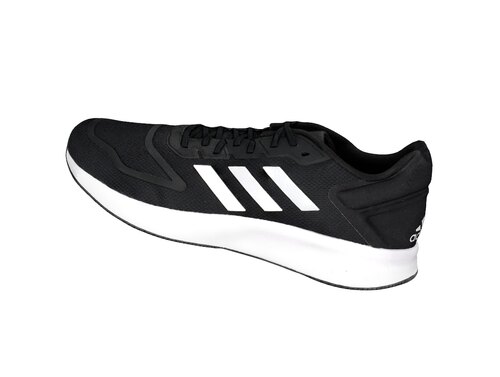 adidas Duramo 10 织物减震透气轻便 训练跑步鞋 男款 黑白GW8336