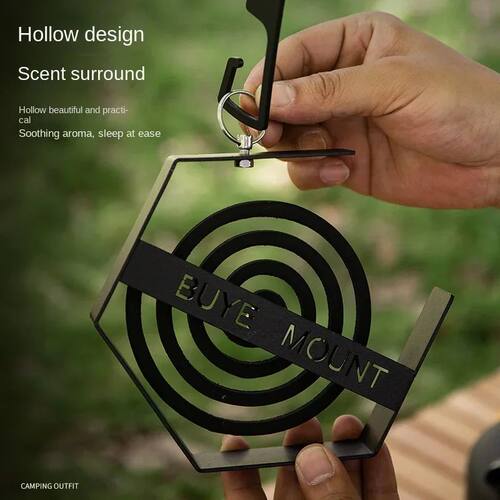 Outdoor Mosquito Coil Tray Camping Tools Tourist Hiking Mosq