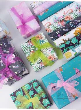 Cartoon gift wrapping paper christmas gift wrapping paper