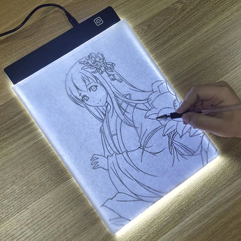 Led Drawing Copy Pad 3 Level Dimmable Board Table Animation