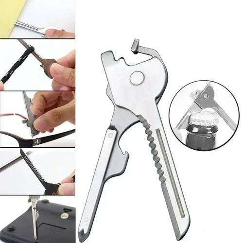 Edc Gear Mini Utility Key Shape Ring Pocket Opener Screwdriv