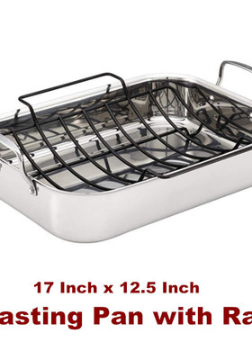 Roaster Roasting Pan Rack Turkey Large Lasagna Cooling Rack