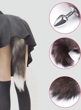 Fox Tail Anal Plug Butt Plug Metal Adult Products Anal Sex