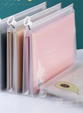 B5 A4 A5 A6 Transparent Document Bag Office File Holder Scho