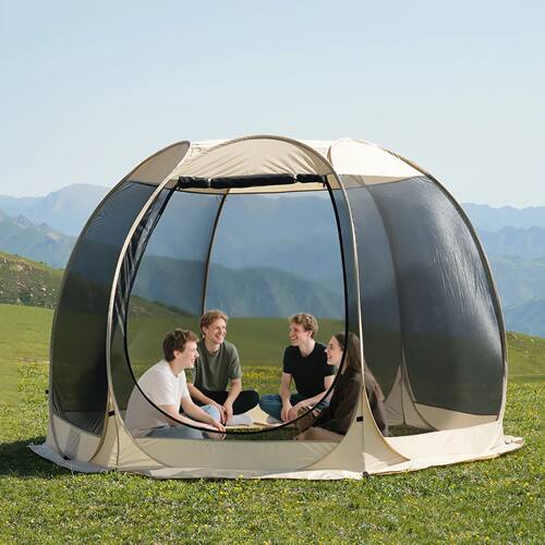 Portable Screen House Tent with Mosquito Net 6-8 Person Camp