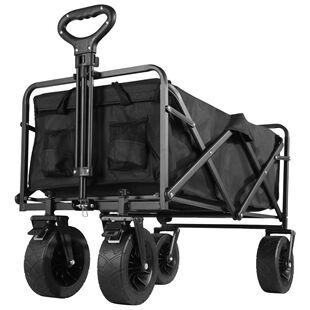 Heavy Duty Outdoor Folding Wagon Cart Large Capacity Collaps