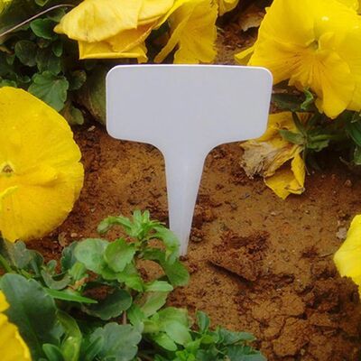 100PCS White Garden Labels Plant Waterproof Classification S