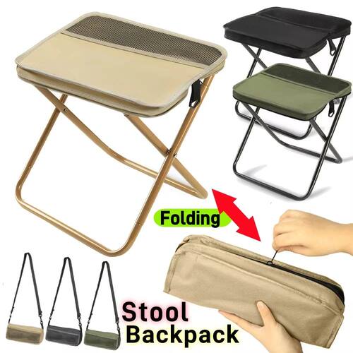 Folding stool for outdoor leisure, camping, and hiking fishi