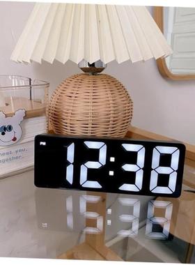 Smart LED Clock Bedside Digital Alarm Clocks Desktop Table E