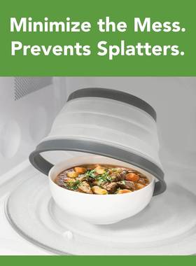 Microwave Splatter Cover Silicone Splatter Guard Lid