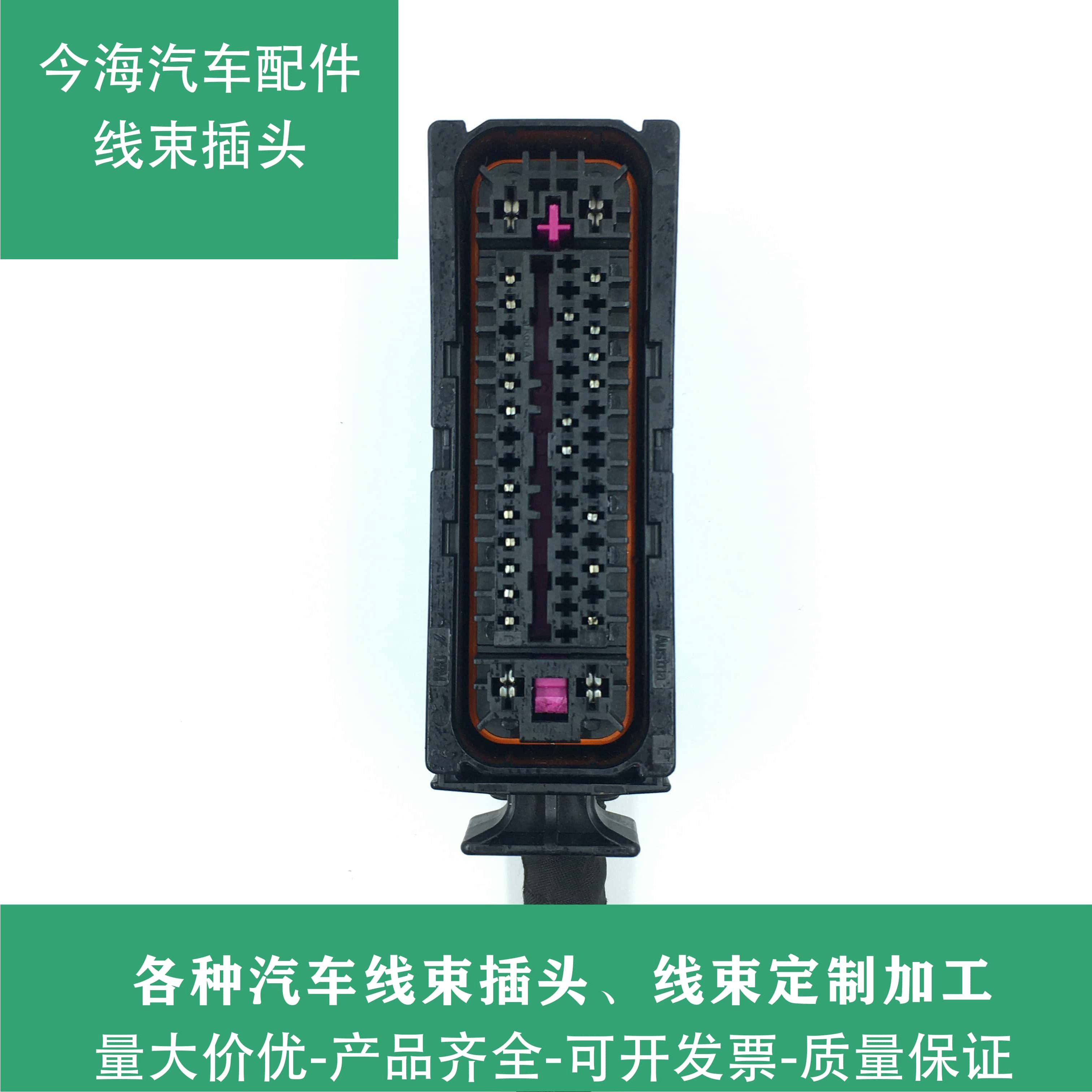 适用于大众速腾迈腾高尔夫奥迪宝来斯柯达ABS泵插头 线束接插件