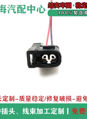 适用进口丰田皇冠3.0JZS133 JZS155 2JZ点火线圈插头高压包插头2P