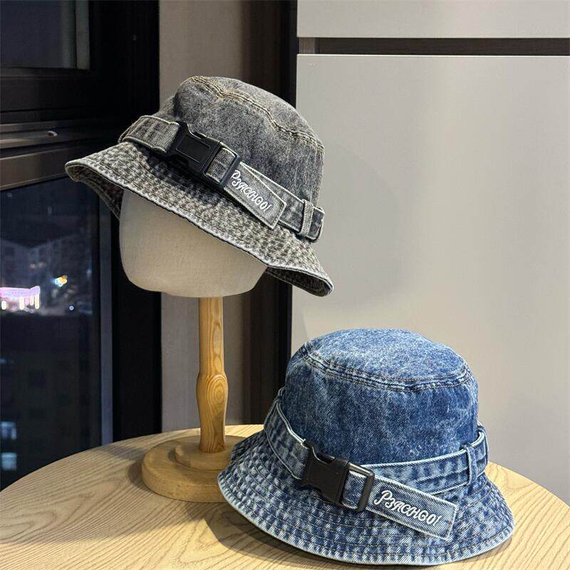 春夏新款日系大帽檐显脸小女生素颜遮脸盆帽男韩版百搭情侣渔夫帽