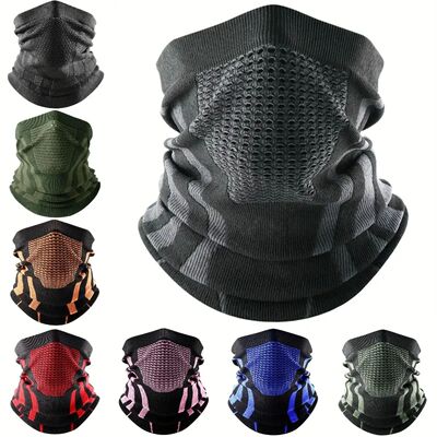 Colors Winter Breathable Comfortable Thermal Knitted Scarf F