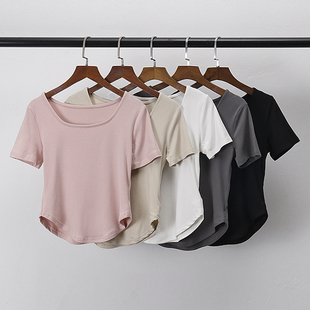 阿妮家的舞蹈服古典练功服短袖修身显瘦现代舞形体中国艺考训练服