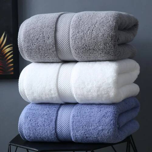 Cotton Bath Towel Adult Soft Absorbent Towels Bathroom Sets