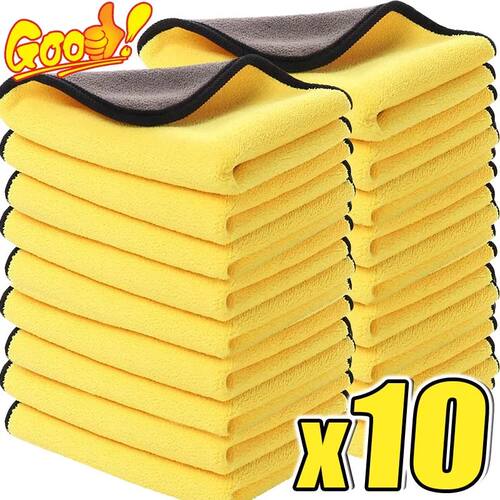 10/1Pcs Microfiber Cleaning Towel Car Cleaning Cloths Profes