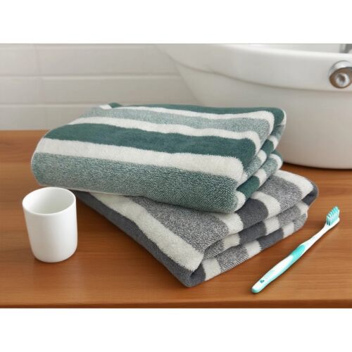 1-pack thick bath towel, strong water absorption and quick d