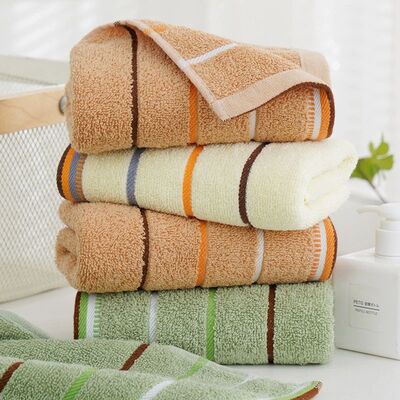 1/2 Pcs 100% Cotton Bathroom Hand Towel Thickened Face Hair
