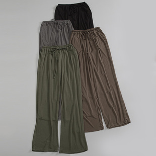 阿妮家的舞蹈服舞蹈练功服女成人铜氨丝宽松直筒裤民族爵士舞阔腿