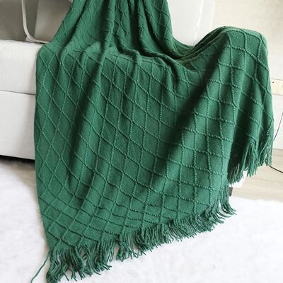 Gift Green Christmas Throw Blanket Soft Boho Bed Throw Blank