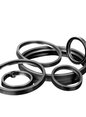 【Qyd】NBR丁腈气动气缸活塞杆轴用汽封密封圈丁青黑色软胶密封件