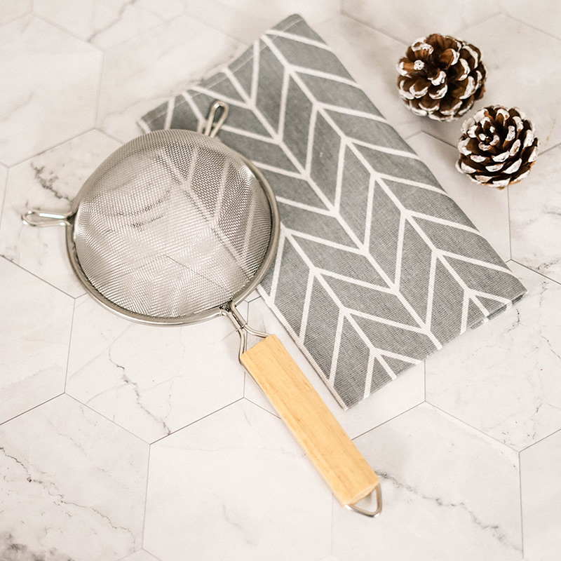 手持式自动面粉筛 出口同款很好用 20目 面粉筛 烘焙 半自动