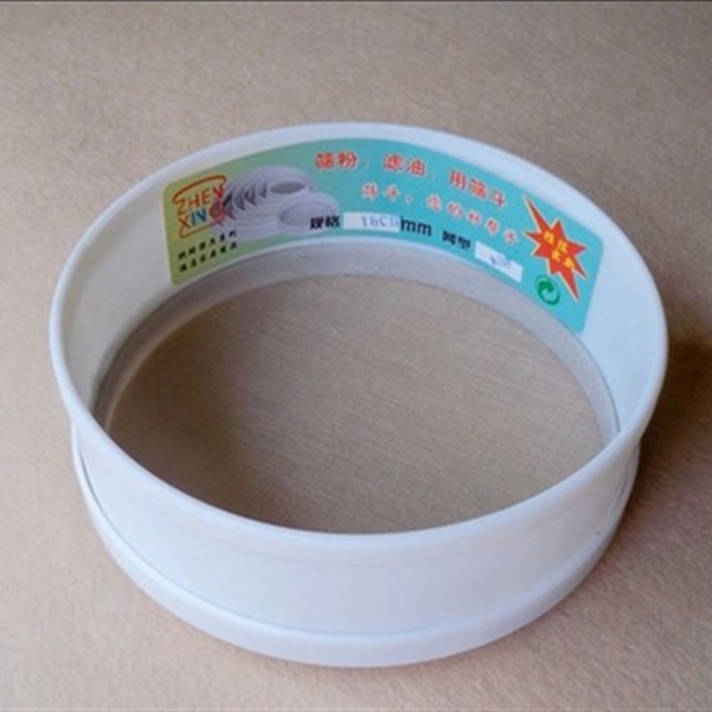 圆形面粉筛 塑料漏网筛斗 不锈钢过滤网手持箩筛罗斗糖粉筛网筛子