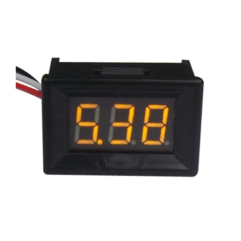 BY336VK 0.36寸3位  直流数显电压表头 0V-500V 超300V三线数字表