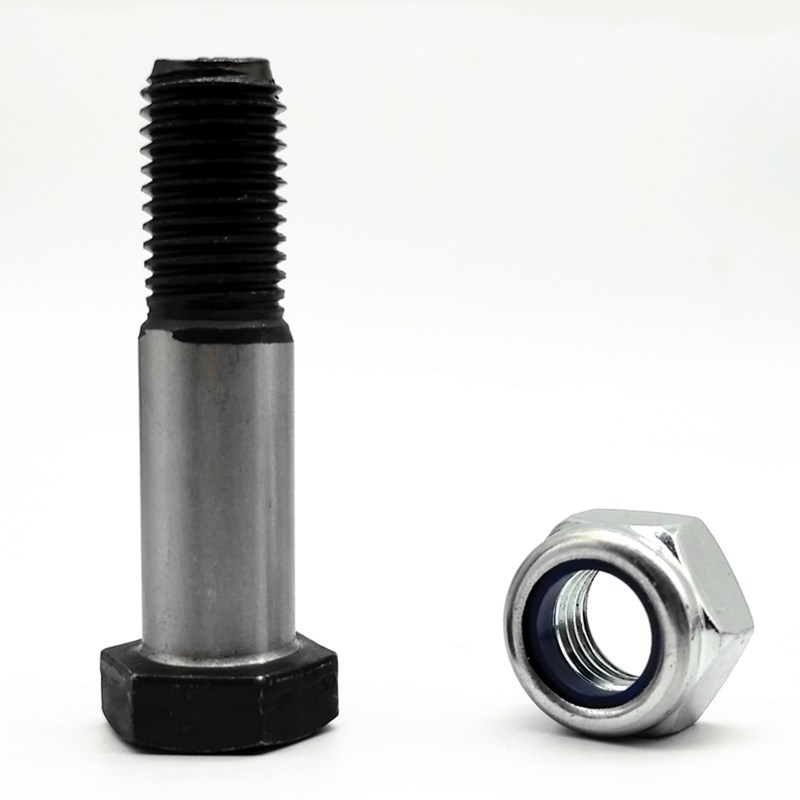 M18M20M22M24 8.8级铰制孔用螺丝防松螺母套装塞打定位螺栓*50x60