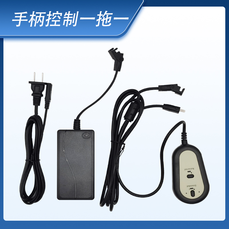 手柄控制器一拖一电动推杆伸缩杆升降器微型直流推杆电机12V24V