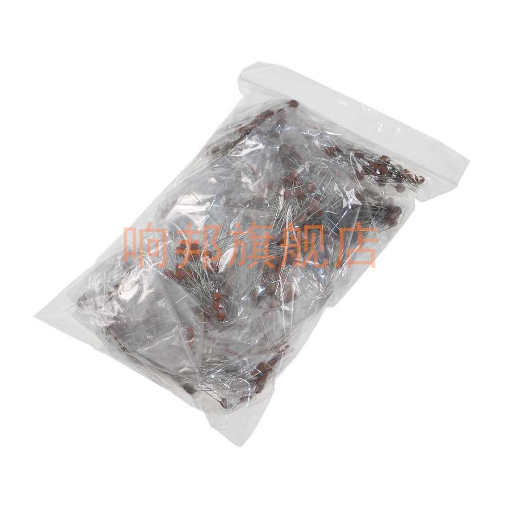 500种0001每201 1p种f-.uf 个无极混合磁片个电容 常用瓷片电容包