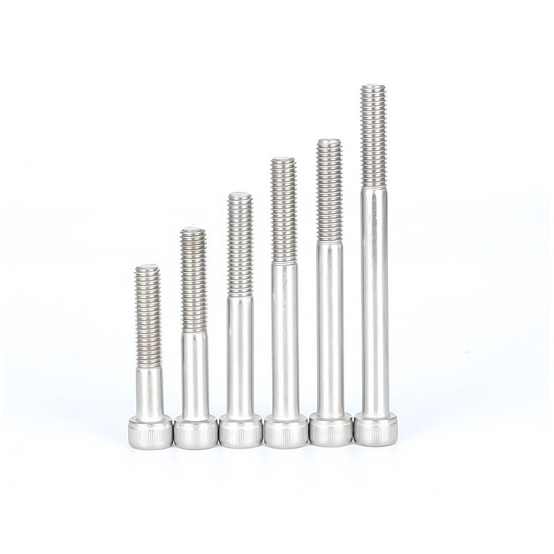 M4M5M6M8M10M12M14M16 304不锈钢半牙内六角螺丝钉粗杆半螺纹螺栓