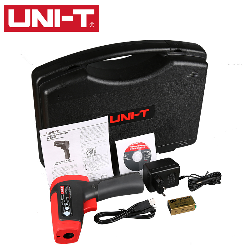 优利德UT302D红外线测温仪高精度工业高温测温枪UT302C/302A