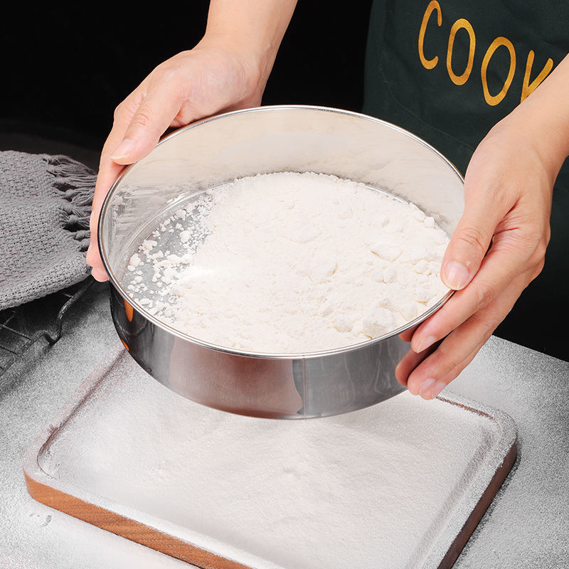 201面粉筛子过滤网筛超细不锈钢面粉筛网烘焙手持40目网筛