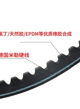 带齿三角带A型13X600-1500齿形V带带牙XPZ XPA XPB XPC锯齿三角带