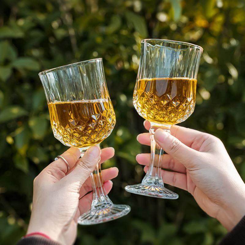 Acrylic plastic red wine glasses of champagne cup wine glass