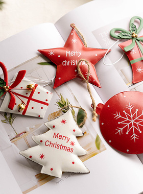 Christmas pendant Snowflake Christmas tree decoration 挂件