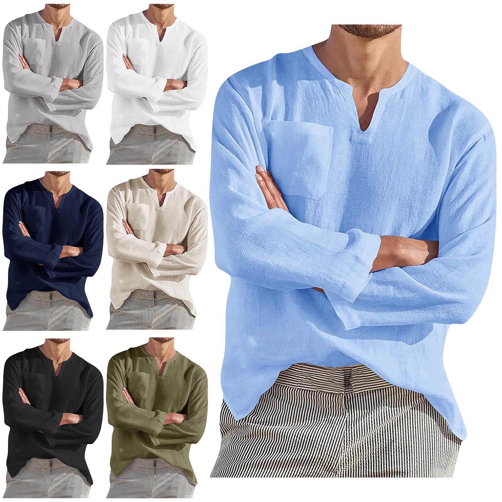 Men'sV-NeckCasualBh