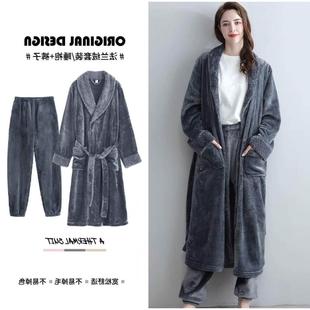 浴袍男女 men women winter robe night gown sleeping clothes
