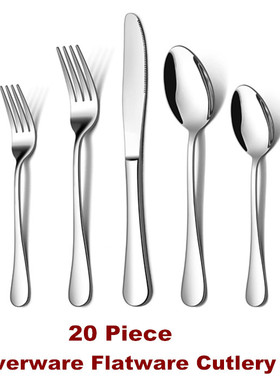 Silverware Flatware Cutlery Set Knife Fork Spoon Utensils