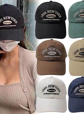 1989 New York Washed Cotton Cap For Men Women Gorras Snapbac
