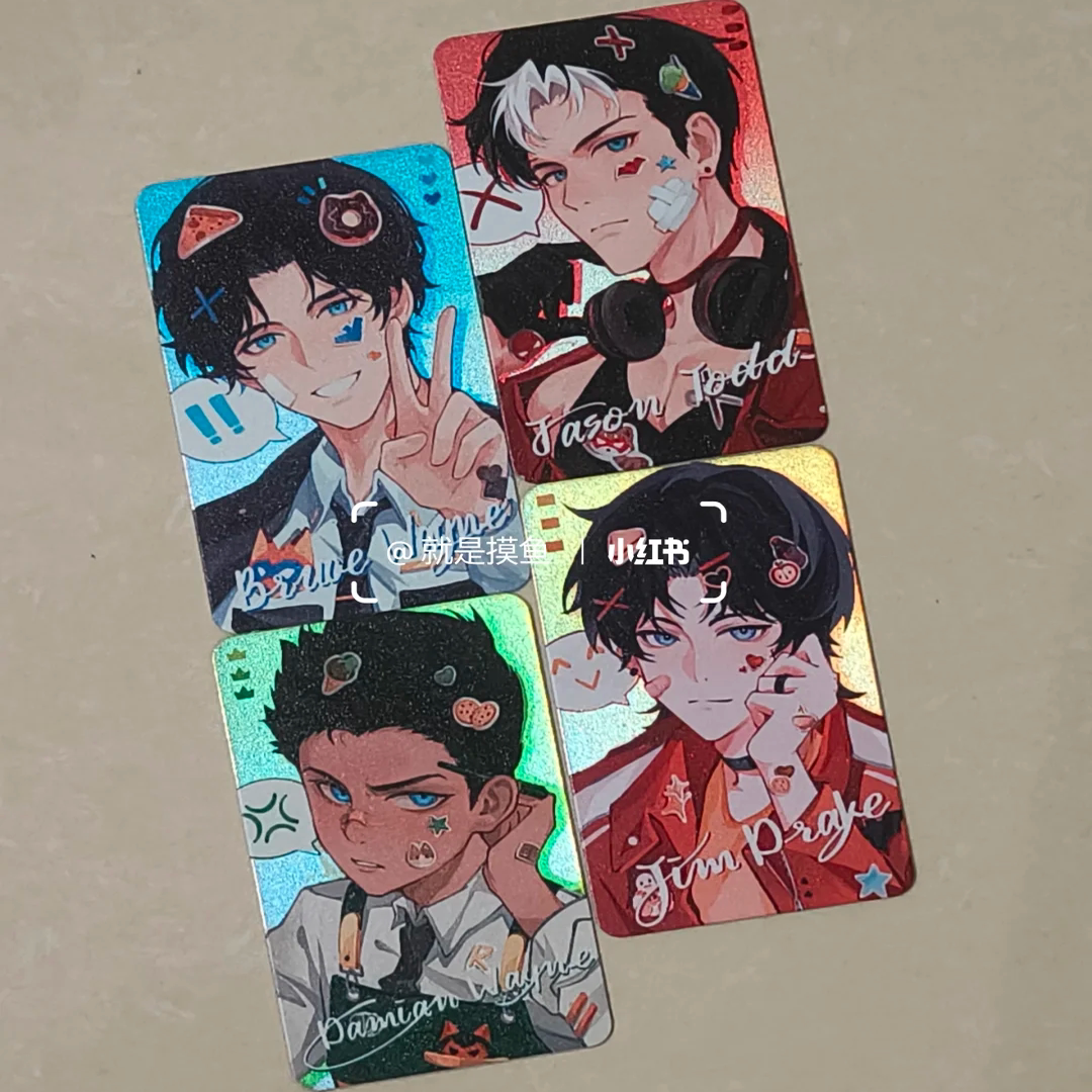 thumbnail for 新款dc无料小卡拍立得迪克格雷森杰森陶德提姆德雷克达米安韦恩