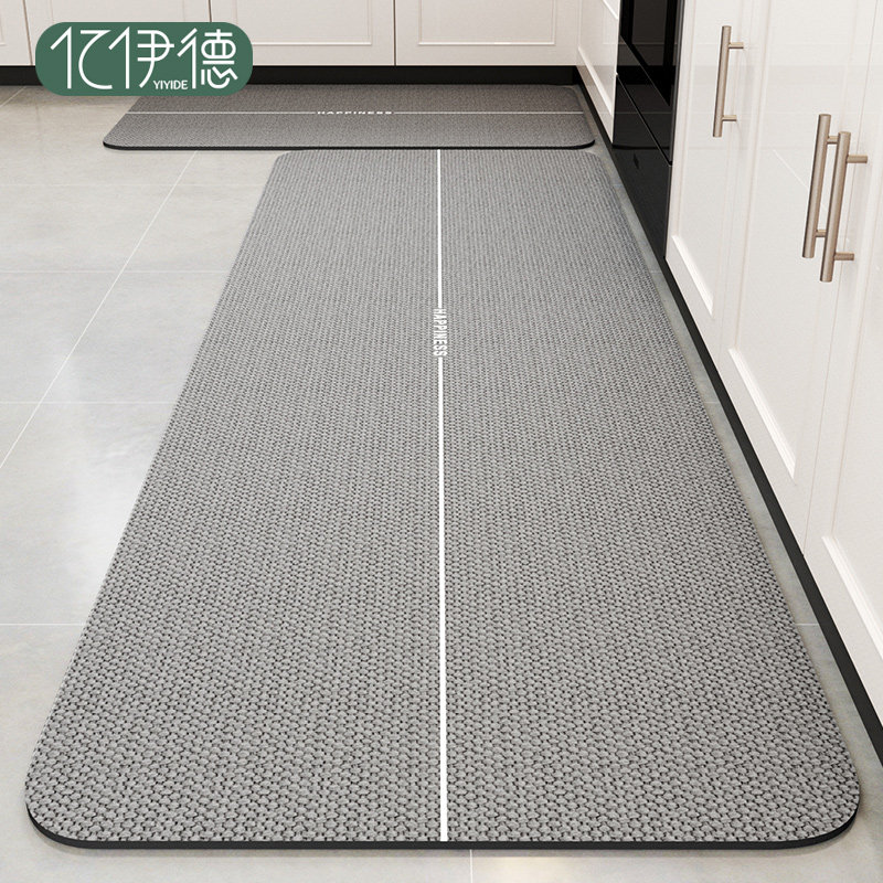 硅藻泥厨房地垫l形防滑防油吸水垫新款专用耐脏防水免洗可擦地毯,居家布艺,厨房地垫,淘宝优惠券,粉丝福利购,淘宝优惠卷