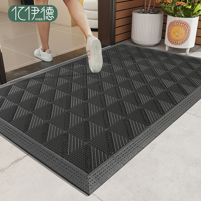 室外地垫入户门垫户外进门门口塑料拼接防滑脚垫商用防水防晒地毯